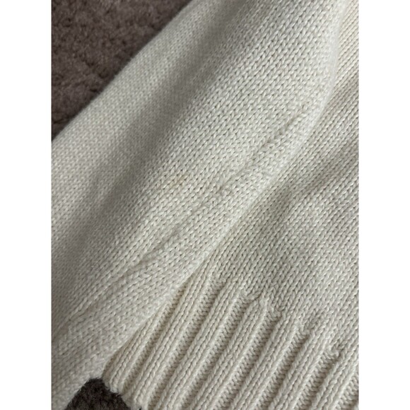 Polo by Ralph Lauren Cream Sweater with American Flag - Picture 9 of 10